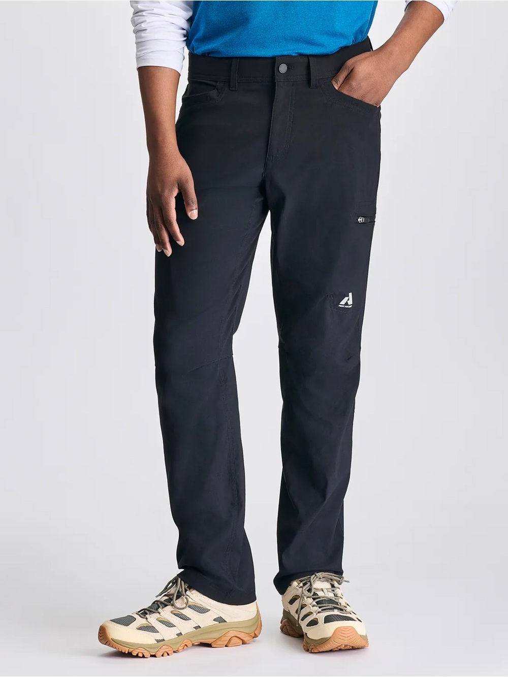 Eddie Bauer Black Men's Guide Pro Pants - Perfect Condition 33x34